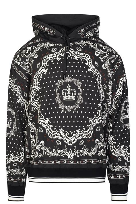 dolce and gabbana crown hoodie